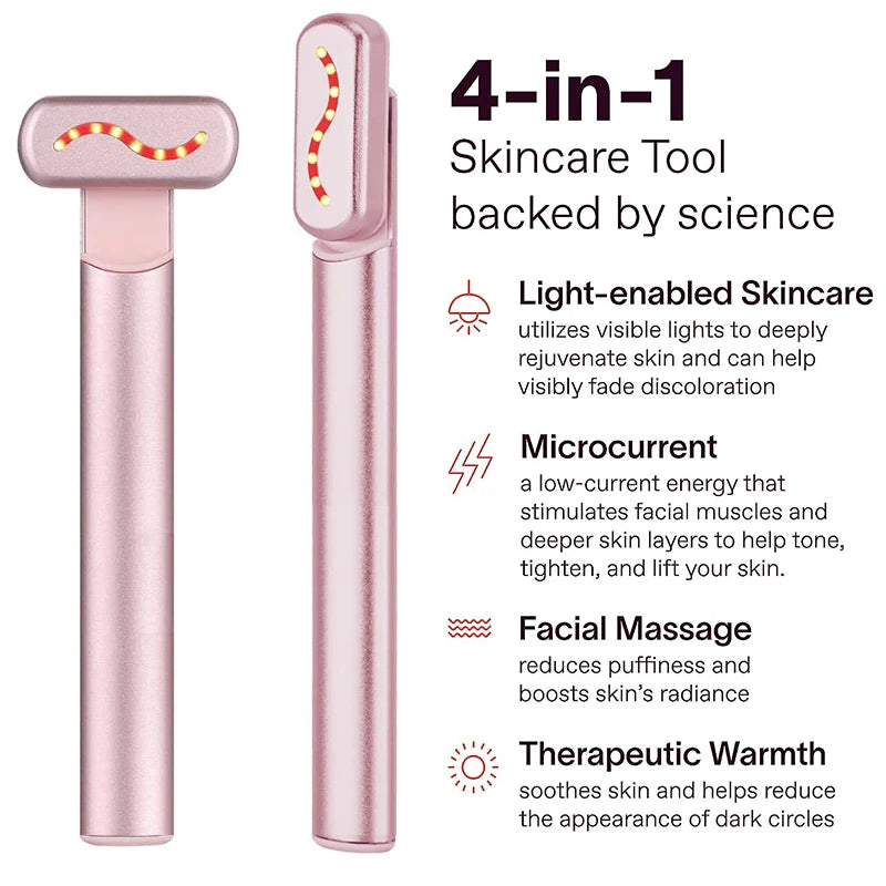 The 4-in-1 Radiant Glow Facial Wand