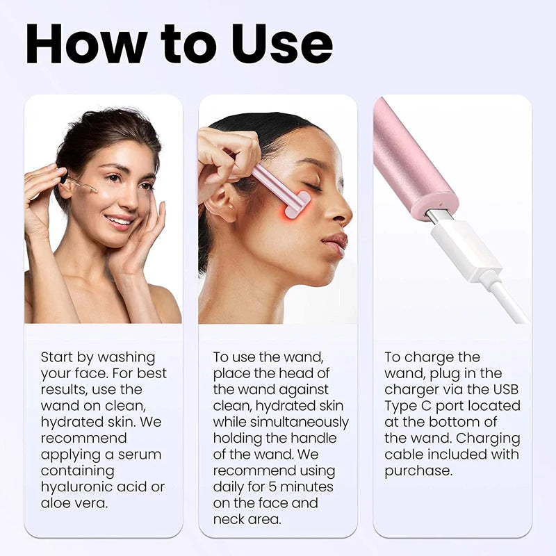 The 4-in-1 Radiant Glow Facial Wand