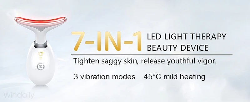 7-Color Phototherapy Neck & Face Sculpting Device
