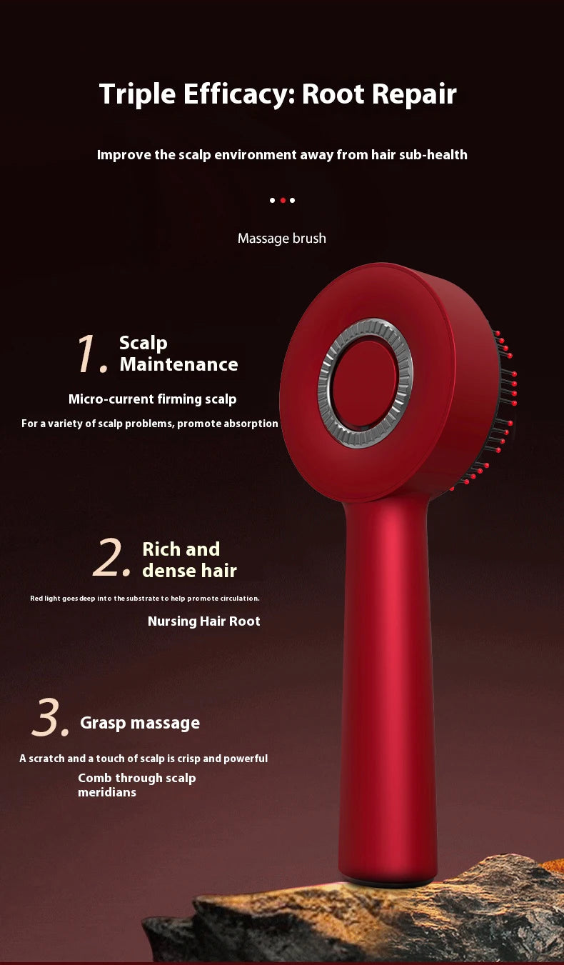 3-in-1 Red Light Scalp Therapy & Hair Growth Comb