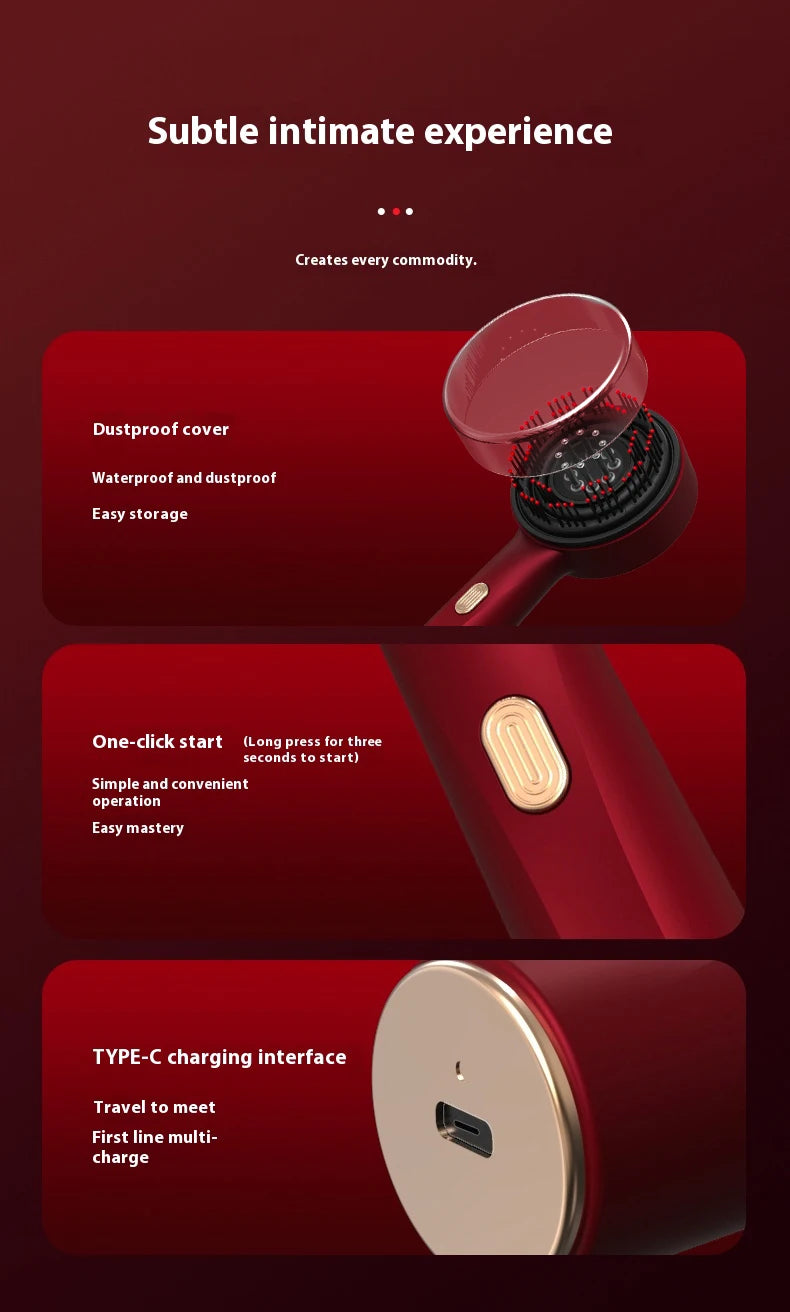 3-in-1 Red Light Scalp Therapy & Hair Growth Comb